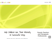 Tablet Screenshot of difficultchild.com
